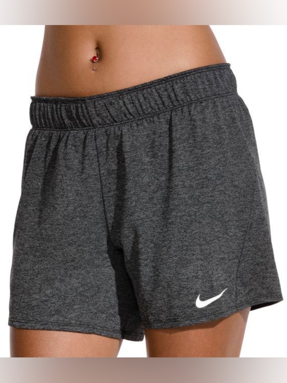 Nike Women's Dri Fit Grey Training Shorts size small